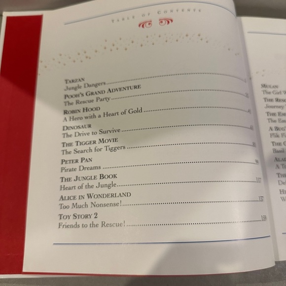 Disney's Adventure Stories Hardcover Book 17 Stories Toy Story Mulan Tarzan + - Picture 3 of 6